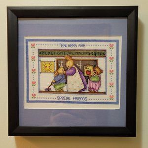 Teachers are Special Friends Cross-Stitch